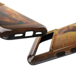 Abyssinian Warm Ticked Portrait Art Tough Phone Case