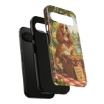 Cocker Spaniel Picnic Scene phone case | vintage dog art