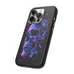 Holographic Skull Phone Case, Shattered Glass Iridescent Cover