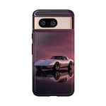 Soft White C3 Corvette Mauve Sky Phone Case