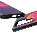 Classic Grid Sunset Vaporwave Art Tough Phone Case