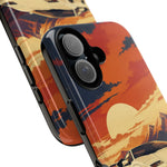 Retro Sunset Countach phone case | Sports car tough cover