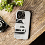 White MK4 Supra Phone Case, Retro 90s JDM Tough Cover for Car Enthusiasts