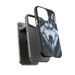 Siberian Husky Geometric Diamond Art Tough Phone Case