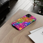 Rainbow Leopard 90s Tough Phone Case
