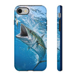 Spanish Mackerel Strike Phone Case Saltwater Fishing Gift for Anglers