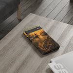 Carp Fishing Phone Case Sunrise Bowfishing Tough Cover Gift