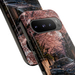 Cherry Blossom Street Scene R34 Skyline GTR Tough Case | Car Photo Cover