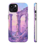 Roman Ruins Pastel Sky Vaporwave Art Tough Phone Case
