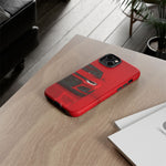 Red Camaro Phone Case, ZL1 American Muscle Car Tough Cover for Men, Gift