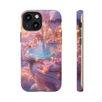 Floating Pool Deck Phone Case, Pastel Cloud 3D Render Cover