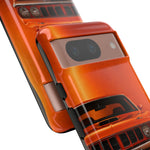 Orange Cuda Phone Case, 71 Classic Muscle Car Tough Cover