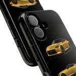Gold Fairlady Z Classic Sports Car Tough Phone Case - 3 View