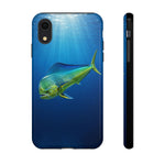 Mahi Mahi Underwater Phone Case, Sunbeam Open Water Cover, Gift