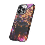 Vegas Strip Corvette Night Phone Case Neon Tough Case