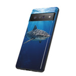 Tiger Shark Phone Case, Dappled Blue Water Tough Cover