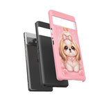 Shih Tzu Princess Kawaii Chibi Puppy Pet Dog Art Tough Phone Case