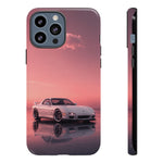 White FD RX-7 Blush Pink Sky Tough Case
