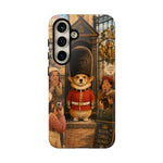 Corgi Royal Guard phone case | Cute British corgi soldier illustration