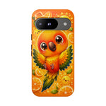Sun Conure Kawaii Citrus Art Tough Phone Case