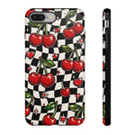 Cherry Checkerboard Classic Art Tough Phone Case