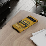 Nova SS Phone Case Yellow, Classic 70s Muscle Car Cover, Gift for Him