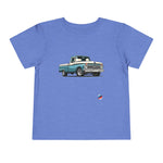 1966 Ford F100 Pickup Truck Toddler T-Shirt Vintage Graphic Tee Blue White