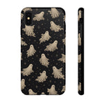 Vintage Ghost Pattern phone case | Halloween spooky stars design