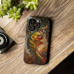 Peacock Bass Strike Phone Case Freshwater Fishing Gift for Anglers