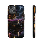 67 GTO Phone Case Purple, Rainy City Night Muscle Car Tough Cover