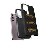 Gold Fairlady Z Classic Sports Car Tough Phone Case - 3 View
