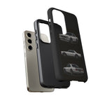 Silver Hakosuka Skyline Classic Sports Car Tough Phone Case for JDM Fans