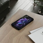 Holographic Wolf Phone Case, Fractured Prism Iridescent Cover