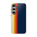 Retro Rainbow Stripe Phone Case | Tough Phone Case