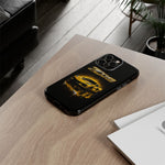 Z06 Corvette Phone Case, Yellow Neon Chrome Studio Cover