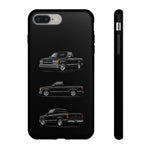 Black Silverado Classic Pickup Tough Phone Case for Chevy Truck Fans