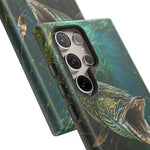 Northern Pike Phone Case, Weed Bed Fishing Strike Cover, Gift