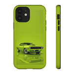 Green Cuda Muscle Car phone case for Gear Heads