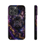 French Bulldog Galaxy Marble Art Tough Phone Case
