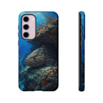 Grouper Reef Phone Case, Sunbeam Ledge Marine Art Tough Cover