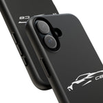 White C8 Phone Case for Chevy Fans, Tough Protective Cover
