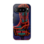 Neon Cowboy Boot phone case | High Noon Saloon design