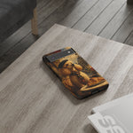 Poodle in Beret Phone Case | Vintage Paris Café Illustration
