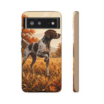 German Shorthaired Pointer Pointing Art Tough Phone Case
