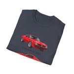 Red 1975 Trans Am Cars T-Shirt | Classic Muscle Car Trio Illustration