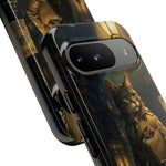 Dapper Cat Detective phone case | Tough Cases