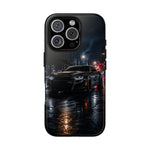 Black Camaro ZL1 Rainy Night Sports Car Phone Case | Tough Protective Cover