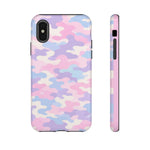 Pink Camo Pastel Art Tough Phone Case