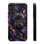 French Bulldog Galaxy Marble Art Tough Phone Case
