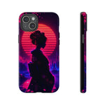Neon Geisha Silhouette Phone Case | Tough Cover